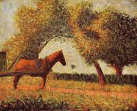 Seurat, Georges - Horse